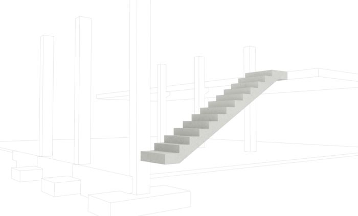 prefabrykowane biegi schodowe